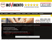 Tablet Screenshot of movimento5stellecagliari.it